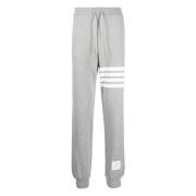 Grijze 4-Bar Loopback Sweatpants Thom Browne , Gray , Heren