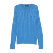 Blauwe Crew Neck Sweatshirt Polo Ralph Lauren , Blue , Heren