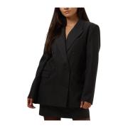 Pinstripe Blazer Heidy Zwart Aaiko , Black , Dames