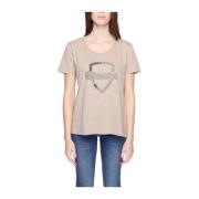 Katoenen T-shirt collectie voor vrouwen Blauer , Beige , Dames