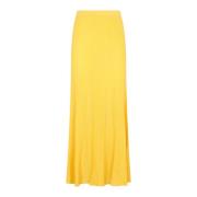 Gele & Oranje Wollen Rok Gabriela Hearst , Yellow , Dames