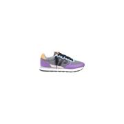 Suede Leren Sneakers Dames Collectie Wushu Ruyi , Purple , Dames