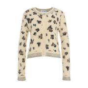 Dierenprint Vest Beige Aw24 Blugirl , Beige , Dames