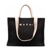 Zwarte Tote Tas Marni , Black , Heren