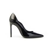 Zwarte lakleren hoge hakken pumps Roberto Festa , Black , Dames