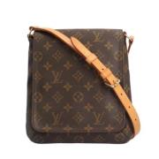 Pre-owned Canvas louis-vuitton-bags Louis Vuitton Vintage , Brown , Da...