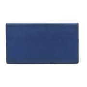 Pre-owned Leather wallets Hermès Vintage , Blue , Dames