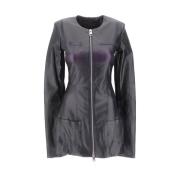 Klassieke Blazer voor Vrouwen The Attico , Purple , Dames