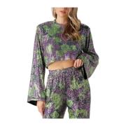 Paarse Carina Top voor Vrouwen Refined Department , Purple , Dames