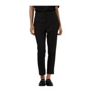 Elegante Pinstripe Broek Aaiko , Black , Dames