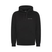 Geborduurde hoodie met trekkoord capuchon Lyle & Scott , Black , Heren