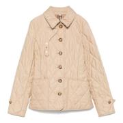 Beige Jas met knoopsluiting Burberry , Beige , Dames