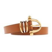 Leren riem Chloé , Brown , Dames