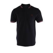 Klassiek Blauw Poloshirt Fred Perry , Blue , Heren