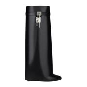 Shark Lock Enkellaarsjes Givenchy , Black , Dames