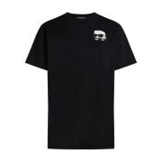 T-Shirt MC Peekaboo Zwart Karl Lagerfeld , Black , Dames