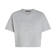 T-Shirt MC Grijs Autograph 3D Karl Lagerfeld , Gray , Dames