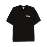 Zwarte Crew Neck T-shirt Kenzo , Black , Heren