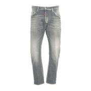 Grijze Vernietigde Jeans Aw24 Dsquared2 , Gray , Heren