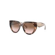 Geometrische Cat-Eye Zonnebril Prada , Brown , Dames