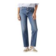 Blauwe Mom Jeans voor Dames Closed , Blue , Dames