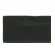 Pre-owned Leather wallets Hermès Vintage , Black , Dames