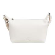 Verstelbare Schouder Tas met Rits Calvin Klein Jeans , White , Dames