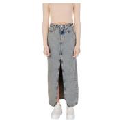 Hoge taille spijkerrok blauw Calvin Klein Jeans , Blue , Dames