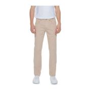 Slim Fit Katoenen Broeken Collectie Jeckerson , Beige , Heren