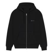 Zwarte hoodie met Hubert's print Givenchy , Black , Heren