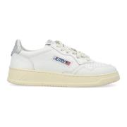 Leren lage sneakers met geperforeerd paneel Autry , White , Dames