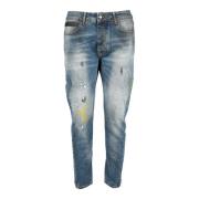 Slim-fit Jeans Costume National , Blue , Heren