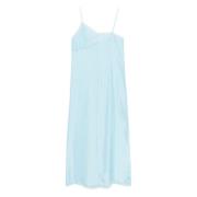 Maxi Dress MM6 Maison Margiela , Blue , Dames