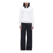 Dames Sweatshirt Modieuze Stijl John Richmond , White , Dames