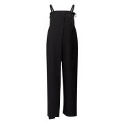 Denim Jumpsuit Overall MM6 Maison Margiela , Black , Dames