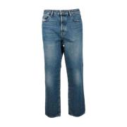 Slim Fit Katoenen Jeans Collectie Diesel , Blue , Heren