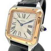 Pre-owned Metal watches Cartier Vintage , Gray , Dames