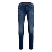 Slim Fit Stretch Denim Jeans Jack & Jones , Blue , Heren