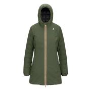 Lichtgewicht Opvouwbare Jas K-Way , Green , Dames