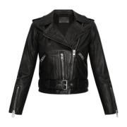 Leren jack Balfern AllSaints , Black , Dames