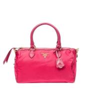 Pre-owned Canvas prada-bags Prada Vintage , Pink , Dames