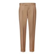 Elegante Biscuit Broek voor Kantoor PT Torino , Beige , Heren