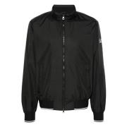 Zwarte Bomberjack Casual Stijl Emporio Armani EA7 , Black , Heren