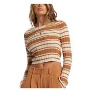 Clare Sweater Billabong , Brown , Dames