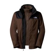 3-in-1 Waterdichte Jas The North Face , Brown , Heren