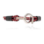 Leren armband Salvatore Ferragamo , Red , Heren