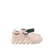 Canvas Lage Vulcanized Roze Sneakers Off White , Pink , Dames