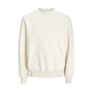 Beige Katoenmix Sweater Herencollectie Jack & Jones , Beige , Heren