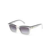 Ch5417 1763S6 Sunglasses Chanel , White , Dames