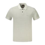 Korte Mouw Polo Shirt Grijs Logo Hugo Boss , Gray , Heren